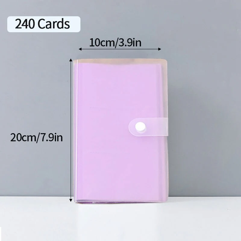 HULIANFU Photocard Holder Collection Album Idol Chasing Star Binder Photocards Collection Book Large-capacity Ticket Card Book Card Bag - Deanwangkt