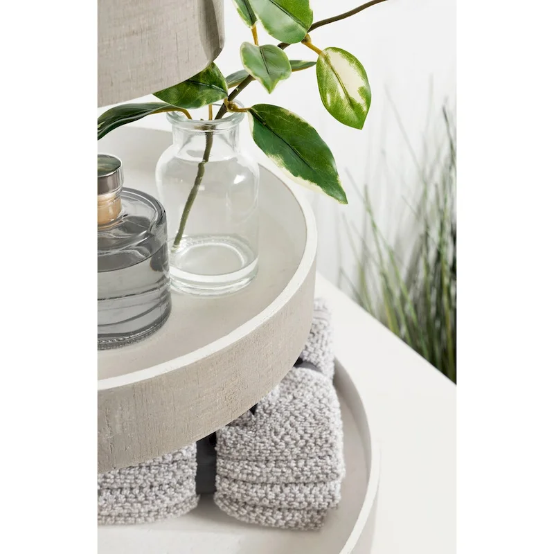 Kate and Laurel Woodmont 3 Tiered Wood Tray - 3 Tier