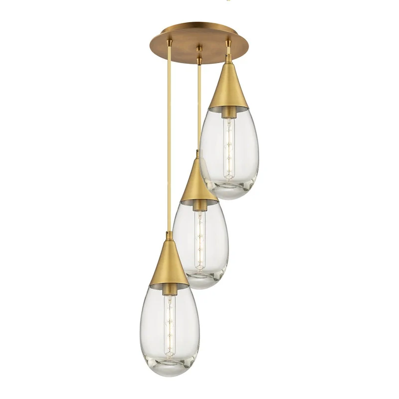 Innovations Lighting Malone - 3 Light 6  Cord Hung Multi Pendant - 10  Canopy