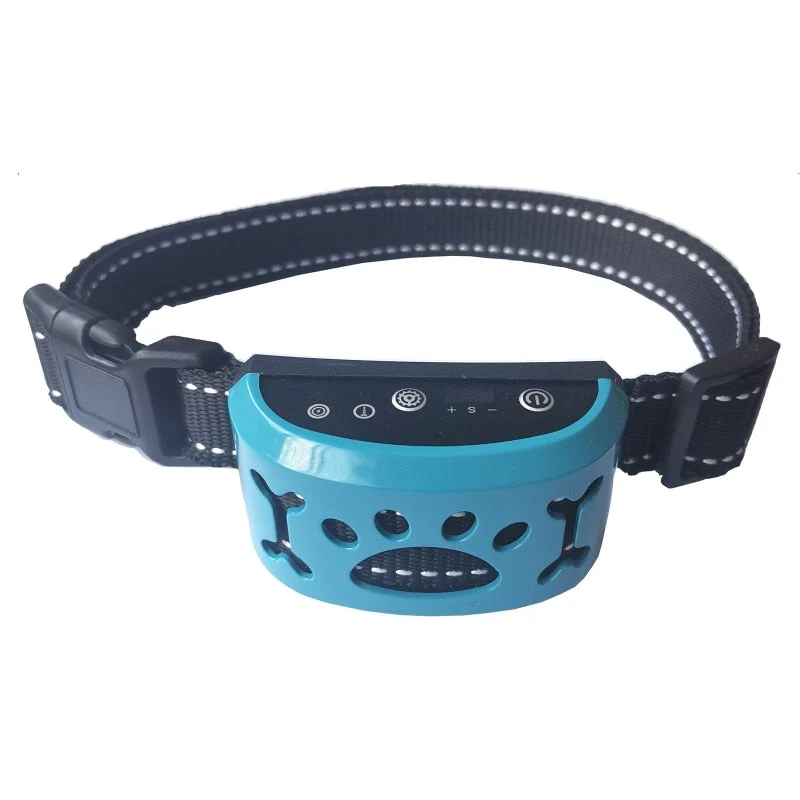 HULIANFU Rechargeable Dog Bark Collar Waterproof Pet Anti Bark Collar Stop Barking Device No Harm Control for Pet Dog Trainning Collars - Deanwangkt
