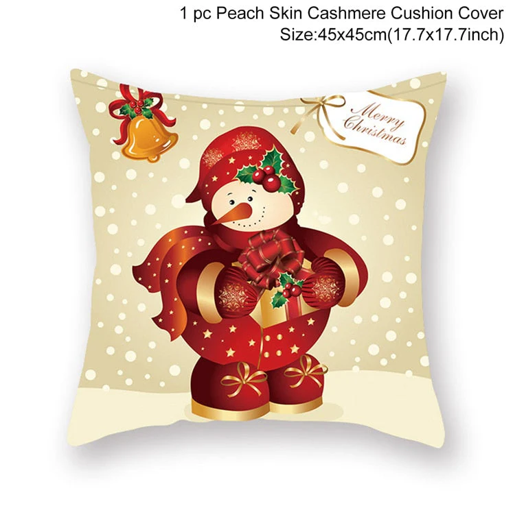 HULIANFU Santa pillowcase Happy New Year 2026  Xmas Gifts  Christmas Decor For Home Merry Christmas Ornament Navidad Natal Xmas Gifts - Deanwangkt
