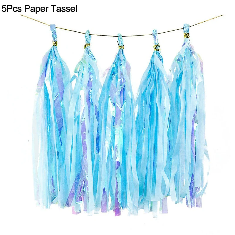HULIANFU Little Mermaid Party Balloons 32inch Number Foil Balloon Kids Birthday Party Decoration Supplies Baby Shower Decor Helium Globos - Deanwangkt