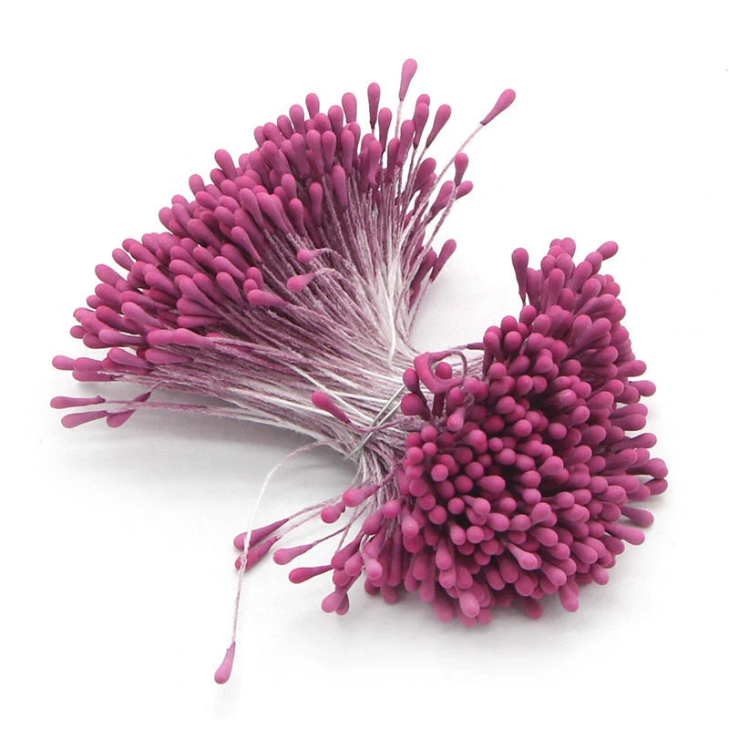 HULIANFU 2026  Lucia Crafts 144/420/600/1000pcs /Lot  Flowers Stamen 2mm  DIY Artificial Flowers  Wreath For Wedding Party Home Decor  D0401 - Deanwangkt