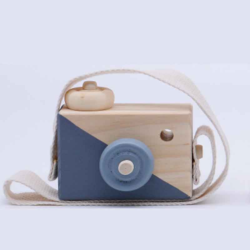 HULIANFU Nordic European Style Camera Toys Baby Kids Room Decor Furnishing Articles Child Christmas Birthday Wood Gifts - Deanwangkt