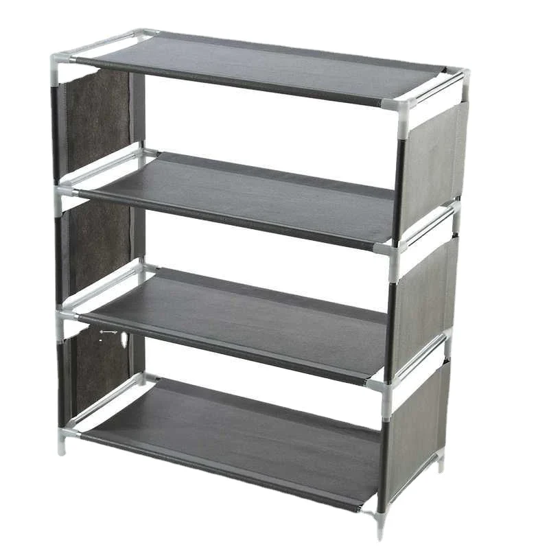 HULIANFU Multi-storey Shoe Rack Multi-functional Organizer Household Cloth Storage Rack Easy To Assemble Dormitory Provincial Space Rack - Deanwangkt