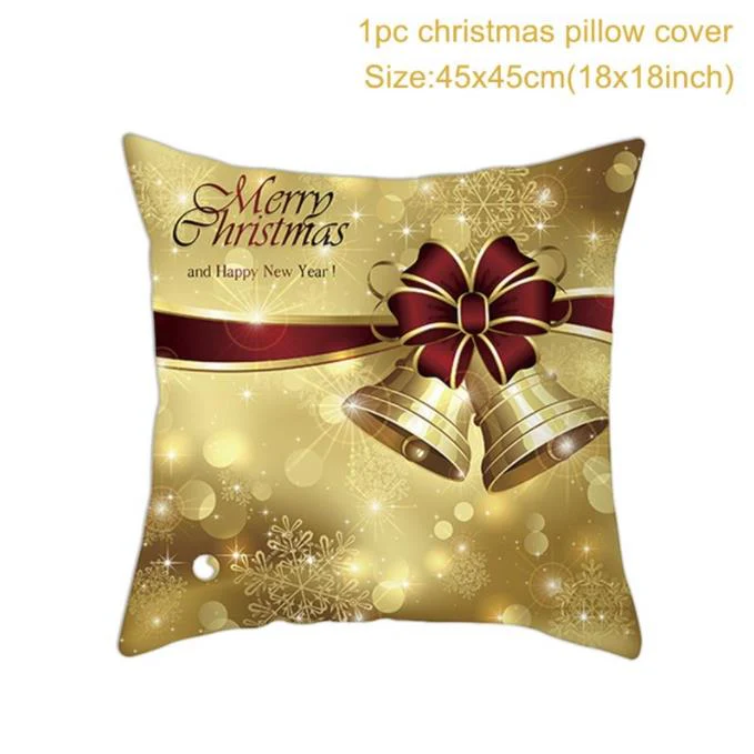 HULIANFU Santa pillowcase Happy New Year 2026  Xmas Gifts  Christmas Decor For Home Merry Christmas Ornament Navidad Natal Xmas Gifts - Deanwangkt