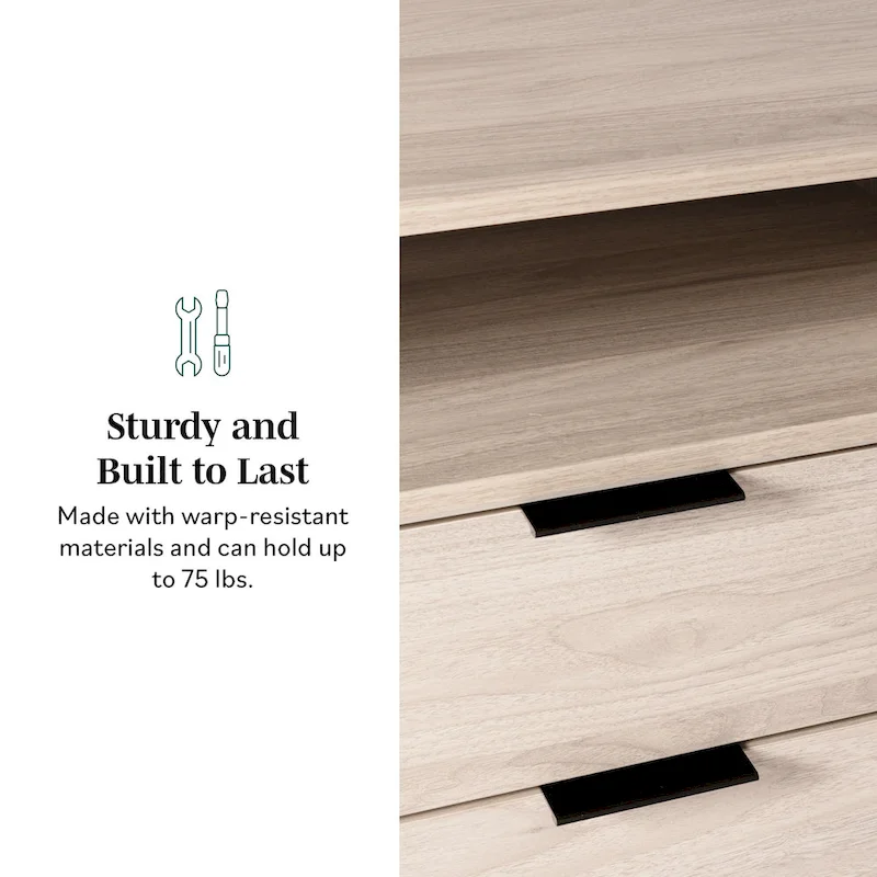 Middlebrook Modern Storage Nightstand, Set of 2