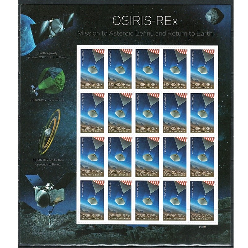 OSIRIS-REx 2023, (Sheet of 20) - TWENTYSTAMPS