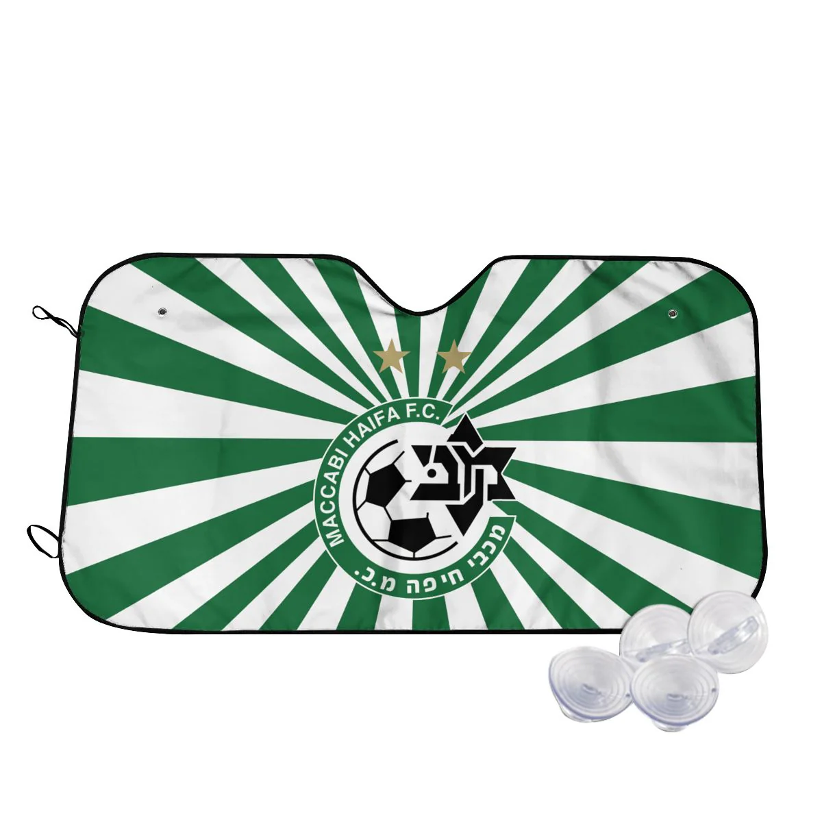 HULIANFU Israel Maccabi Haifa FC Car Windshield Sun Visor Can Effectively Block The Sun For Your Car - Deanwangkt