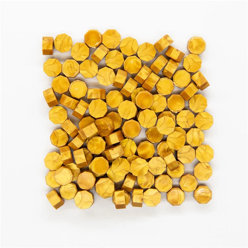 HULIANFU Sealing Wax Seal Stamp Wax Beads 100pcs for lovers craft happy new year gift Wedding invitation envelop gold stamper colorful - Deanwangkt