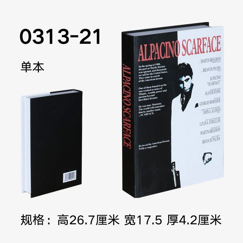 HULIANFU Ins Fashion Fake Books for Decoration Home Decor Coffee Table Book Simulation Prop Book Model Hotel Room Unopenable Box Book - Deanwangkt