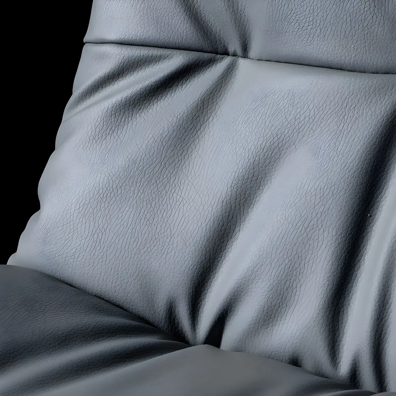 Adjustable Leather Low Back Swivel Bar Stool