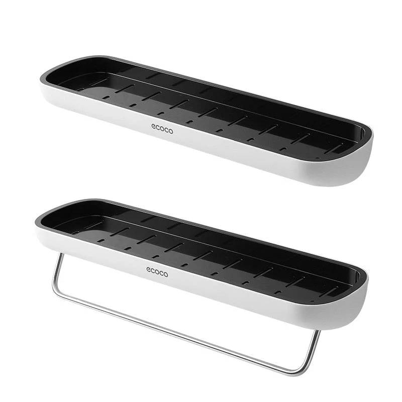 HULIANFU Wall-mounted Bathroom Shelf Toilet Storage Rack For Kitchen Storage Bath Organizer Household Bathroom Accessories Without Drill - Deanwangkt