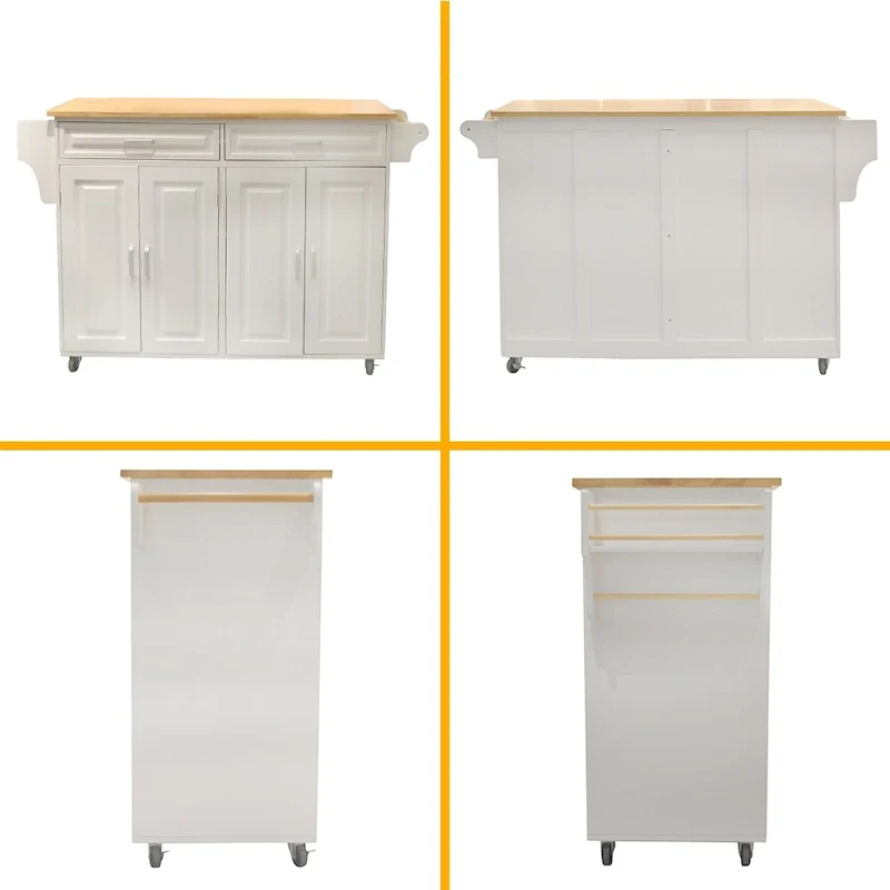 Kitchen Island & Kitchen Cart(no include stool)