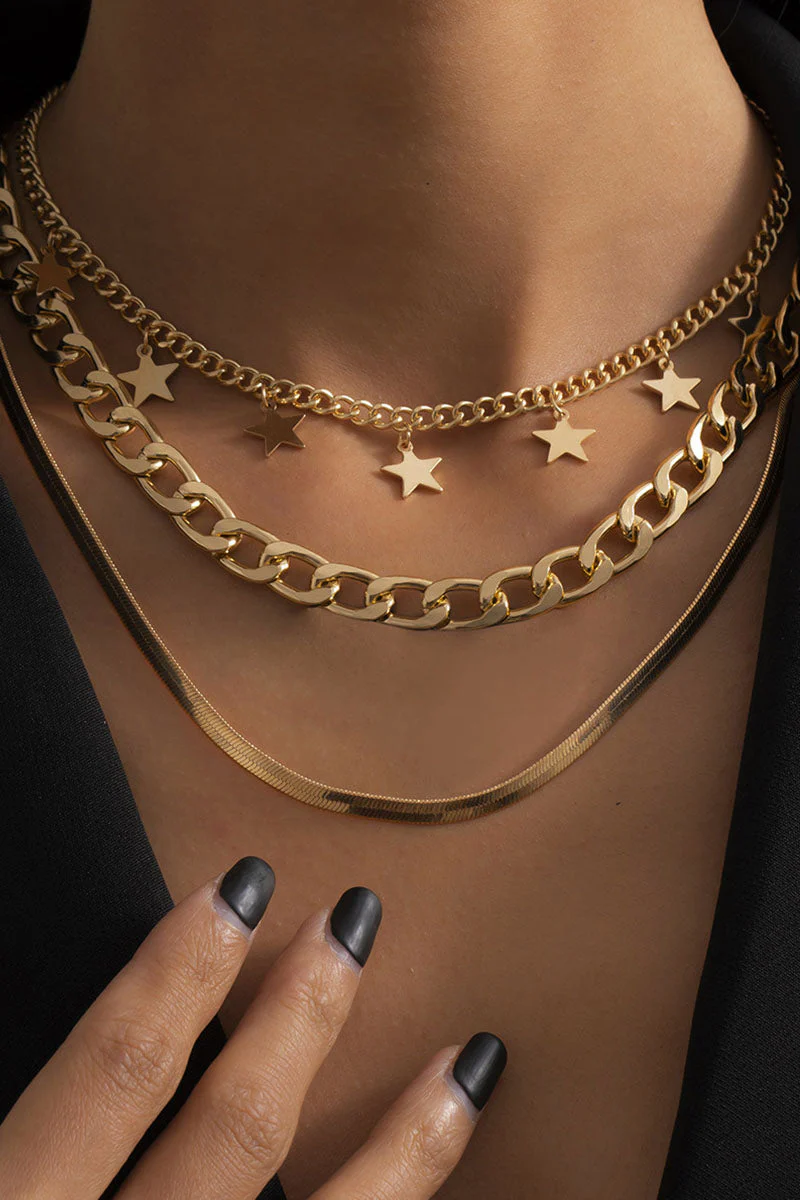 hulianfu Fashion Simplicity Solid Patchwork Necklaces - Deanwangkt