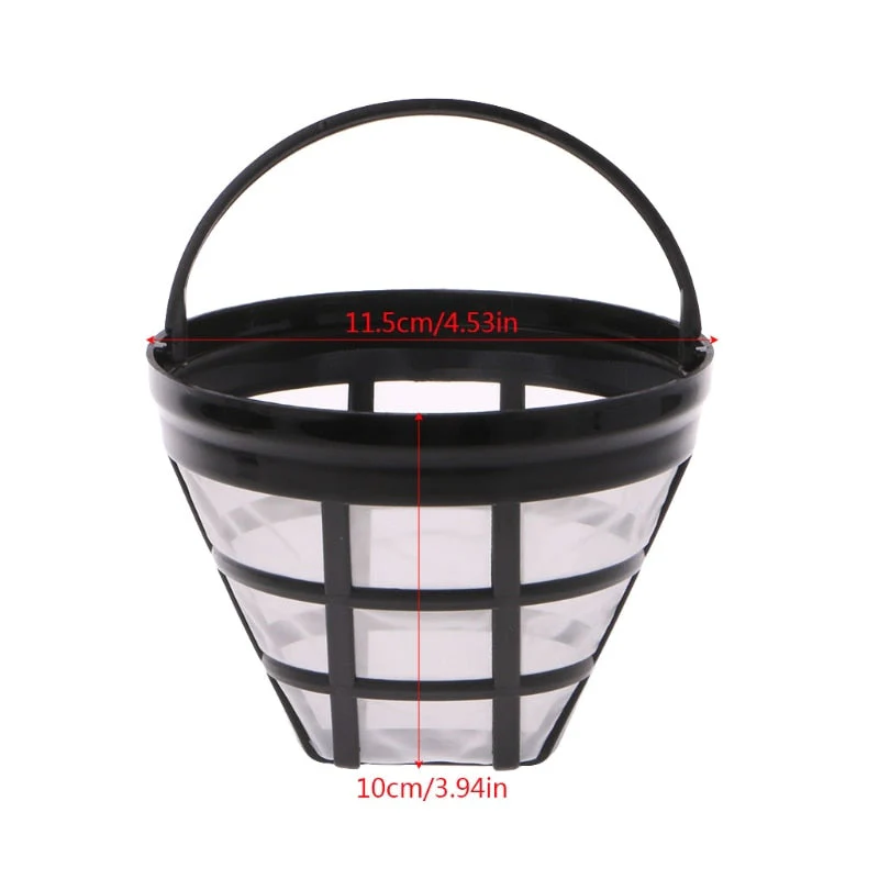 HULIANFU Reusable Coffee Filter Basket Cup Style Coffee Machine Strainer Mesh Coffee Accessories Coffee Tools - Deanwangkt