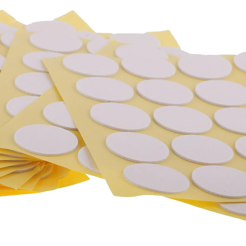 HULIANFU Pack of 100/200 Candle Wick Stickers Double-sided Adhesive Dots for Candle Making 20mm - Deanwangkt