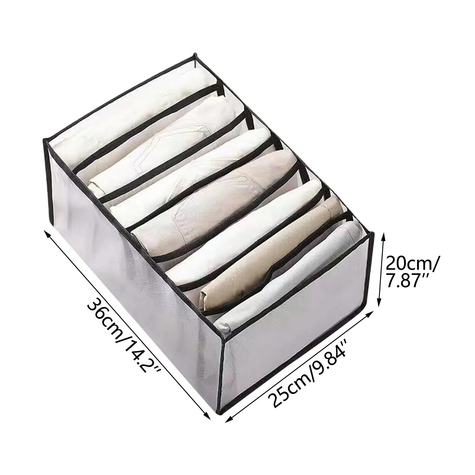 HULIANFU New Underwear Clothes Storage Box Foldable Drawer Organizers Socks Shorts Closet Wardrobe Separation Compartment Box Washable - Deanwangkt