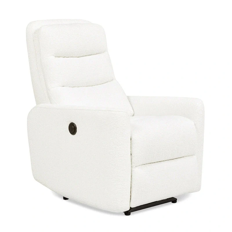 Bloomy 35.5 Boucle Upholstered High-Back Power Recliner Motion Chair