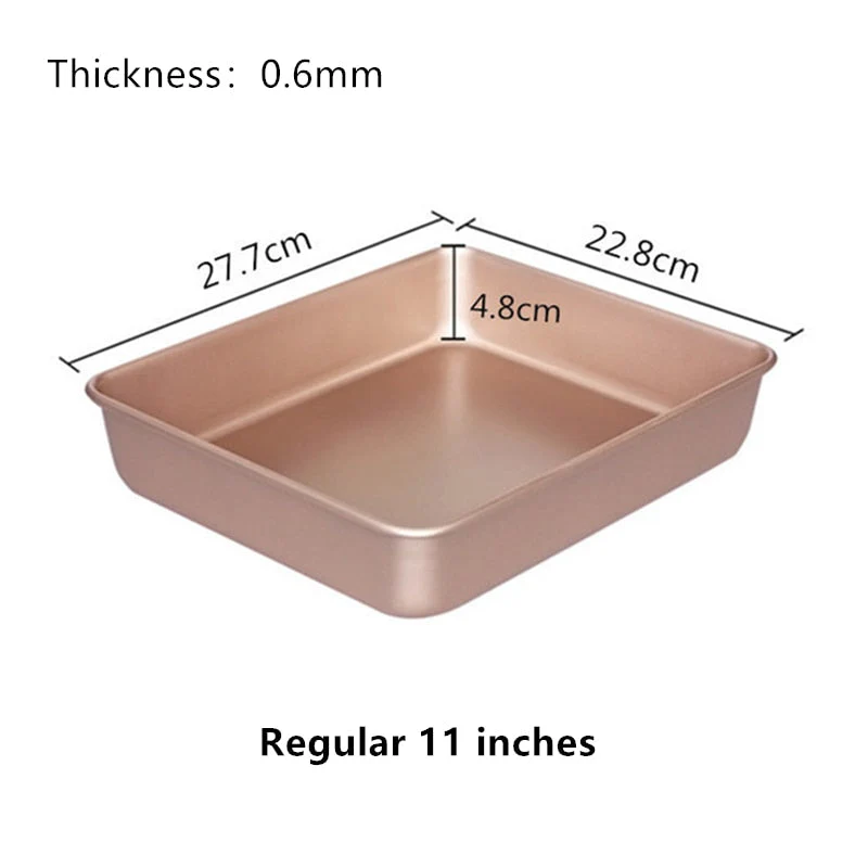 HULIANFU Stainless Steel Food Storage Trays Rectangle Steamed Sausage Fruit Pans Water Bread Kitchen Baking Shallow Dish Serving Plate - Deanwangkt