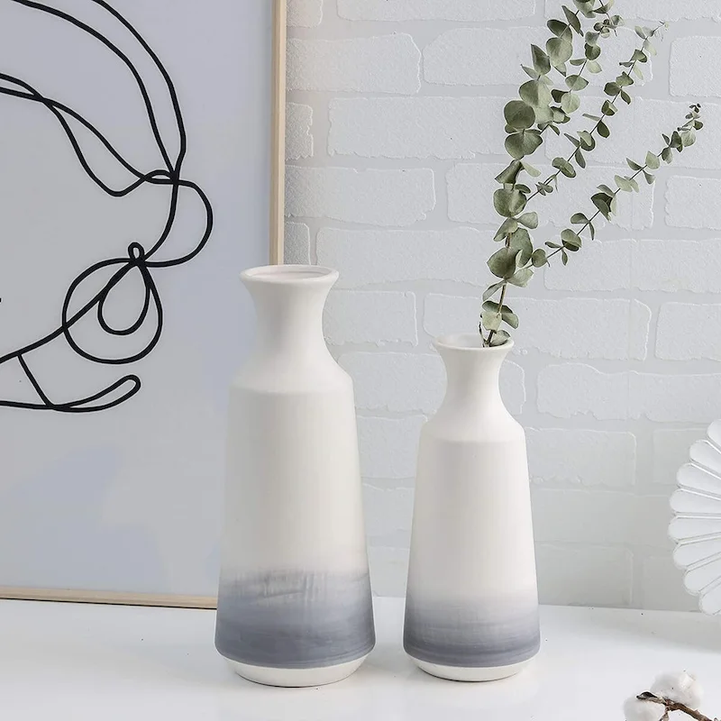Modern Ceramic Vase for Mantel Living Room Decoration