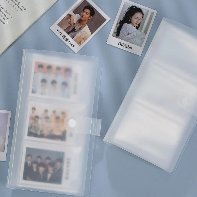 HULIANFU Photocard Holder Collection Album Idol Chasing Star Binder Photocards Collection Book Large-capacity Ticket Card Book Card Bag - Deanwangkt