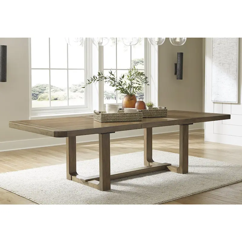 Signature Design by Ashley Cabalynn Brown Dining Extension Table - 46W x 108D x 30H