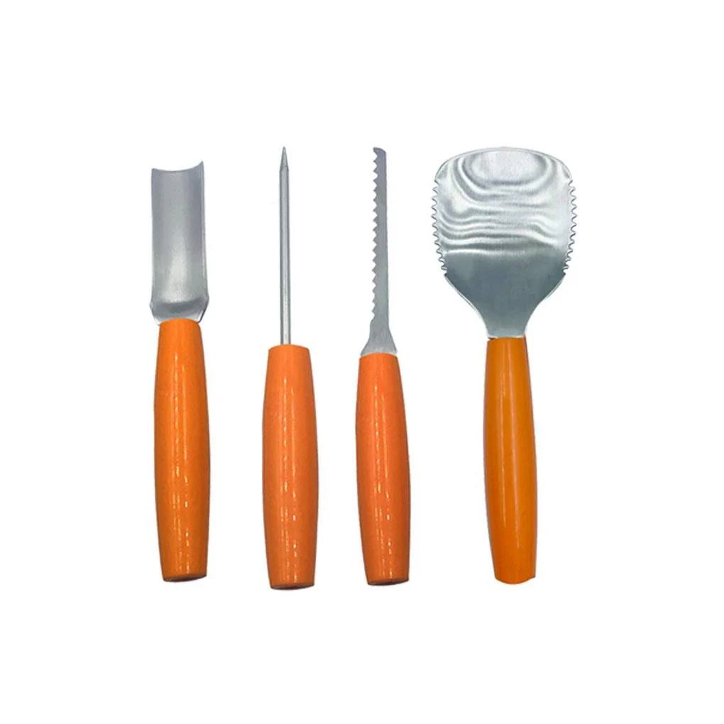 HULIANFU Pumpkin Carving Tool Kit Stainless Steel Pumpkin Lantern Tools Set Halloween Decoration Cutters - Deanwangkt