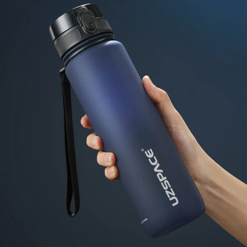 HULIANFU UZSPACE Sport Water Bottle 500/1000ML Portable Leakproof Outdoor Shaker My Bottle Tritan Plastic Eco-Friendly Drinkware BPA Free - Deanwangkt