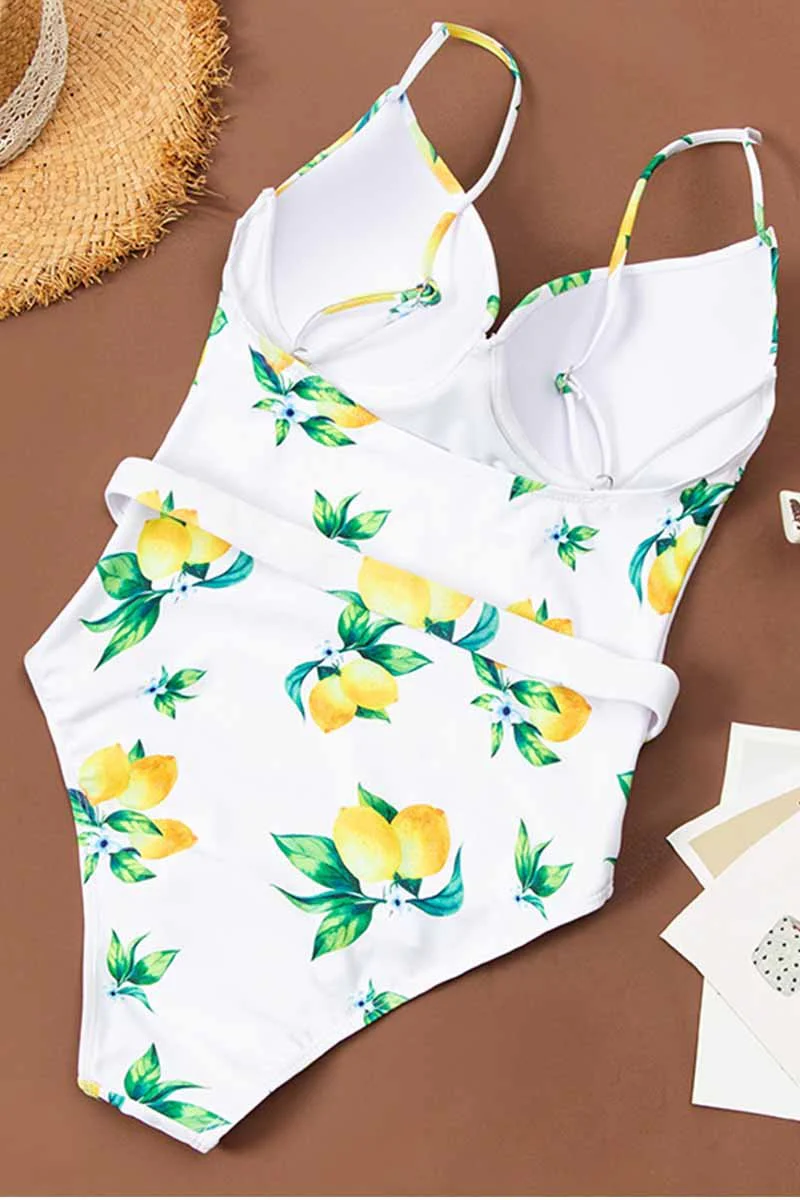 hulianfu Bicolor Belt Swimsuit(5 colors) - Deanwangkt