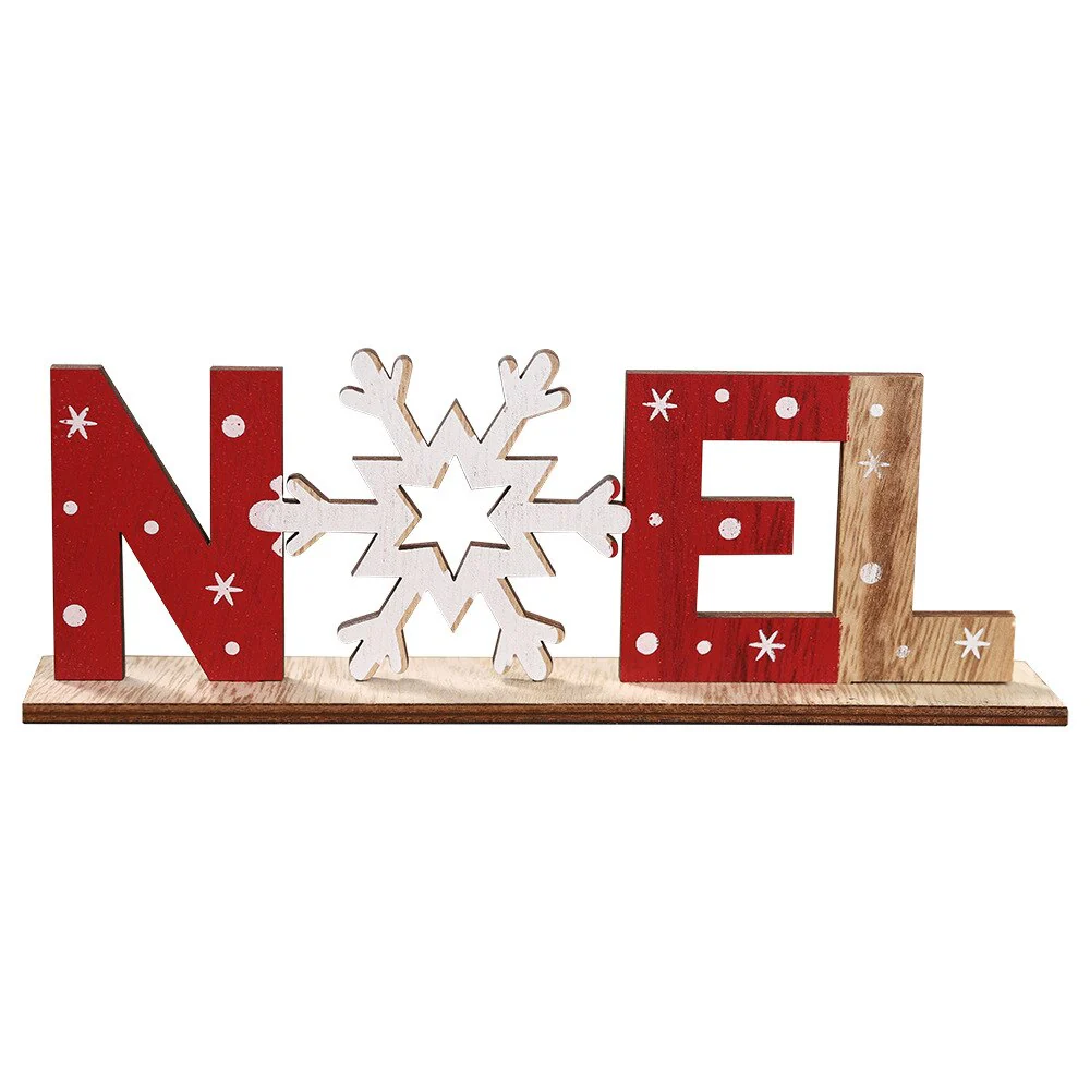 HULIANFU Wooden Christmas Door Wreath Oranments Wall Xmas Dec Merry Christmas Decor For Home  Happy New Year Naviidad Door Wreath - Deanwangkt