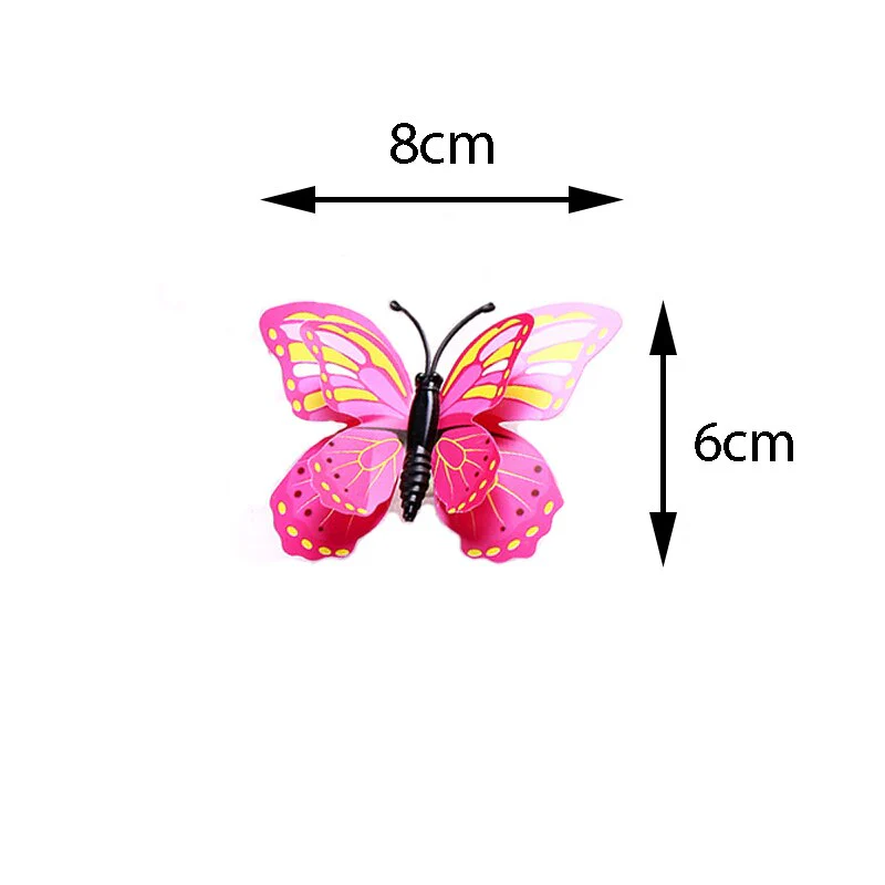 HULIANFU PheiLa LED Butterfly Lights Colorful Luminous Night Light Electron Powered for Wedding Decoration Stickers Child Small Gifts - Deanwangkt