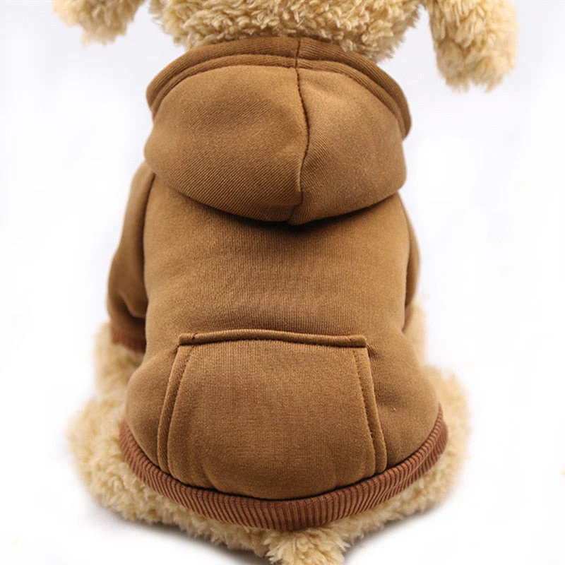 HULIANFU Pet Dog Clothes For Small Dogs Clothing Warm Clothing for Dogs Coat Puppy Outfit Pet Clothes for Large Dog Hoodies Chihuahua - Deanwangkt