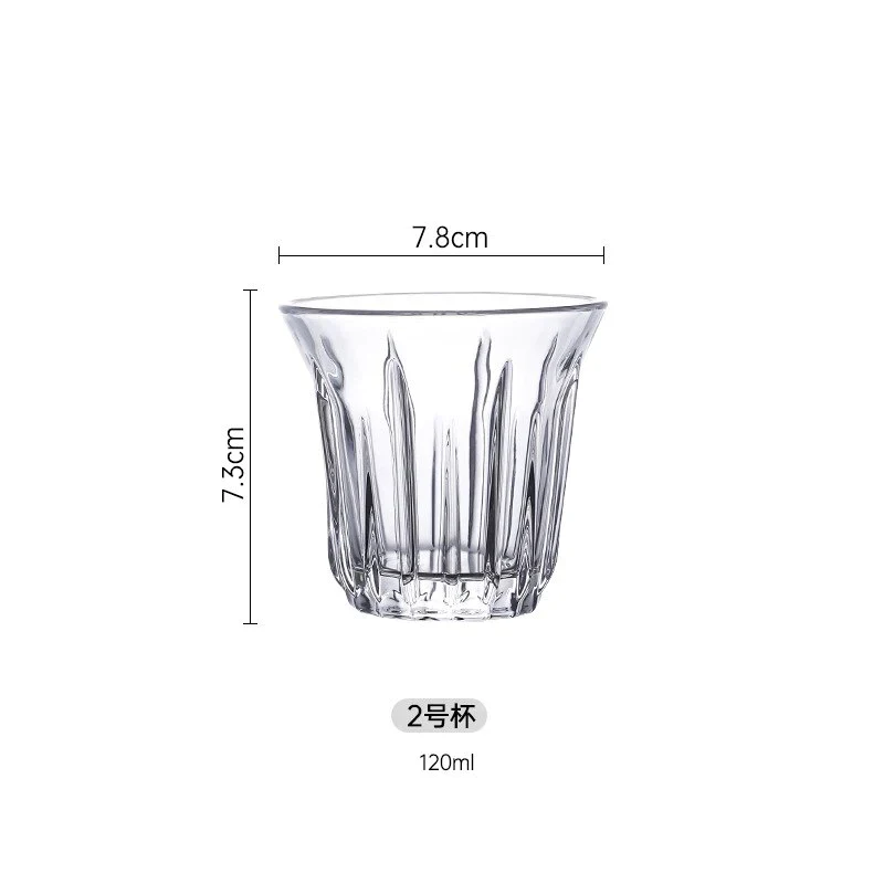 HULIANFU Nordic Espresso Coffee Glass European Cappuccino Cold Latte Latte Concentrated Cup American Ice Dirty Coffee Cup for Kitchen - Deanwangkt