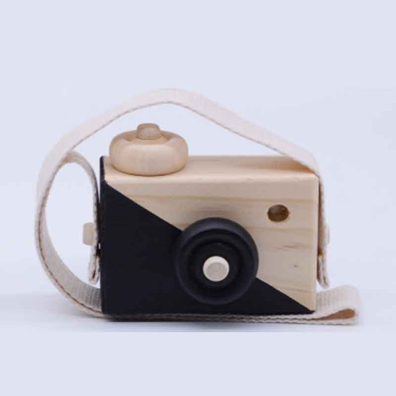 HULIANFU Nordic European Style Camera Toys Baby Kids Room Decor Furnishing Articles Child Christmas Birthday Wood Gifts - Deanwangkt