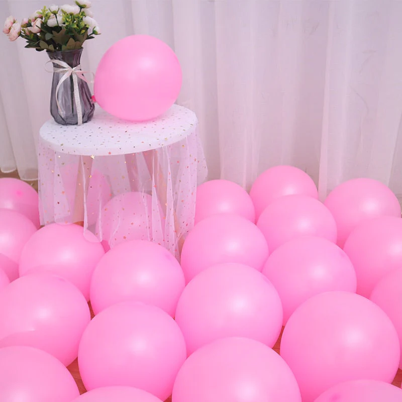 HULIANFU Latex Balloons 10 inch Large Helium Party Balloons for Wedding Birthday Party Supplies Ceremony Decorations 30/50/100 pcs - Deanwangkt