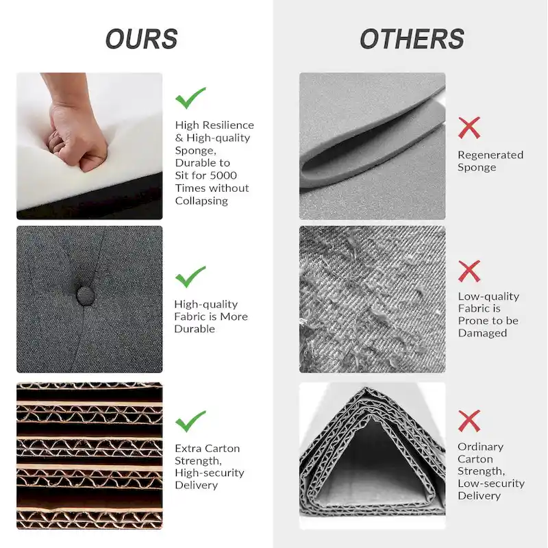 Geltrude Traditional Upholstered Accent Chair with Button Tufted Back Set of 2 by HULALA HOME