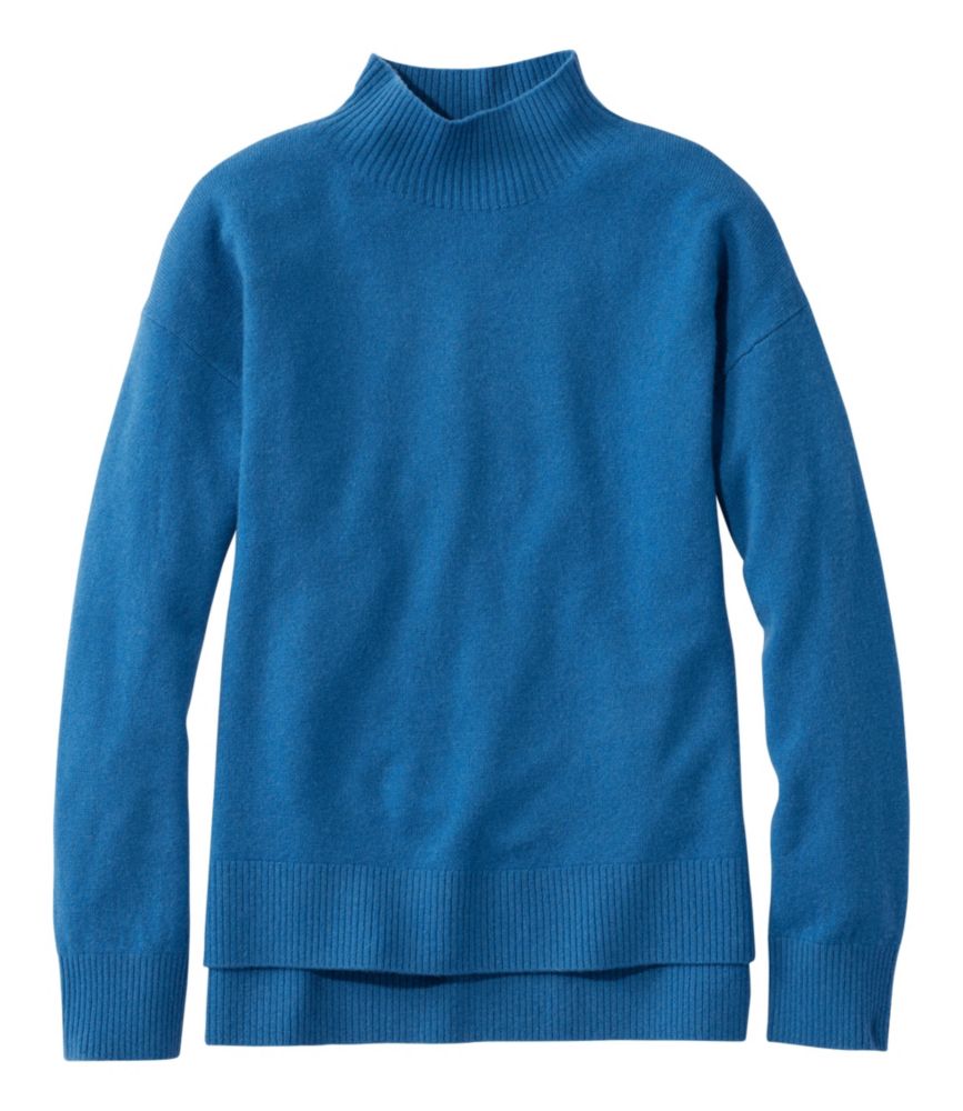 Women's Classic Cashmere Sweater, Relaxed Mockneck