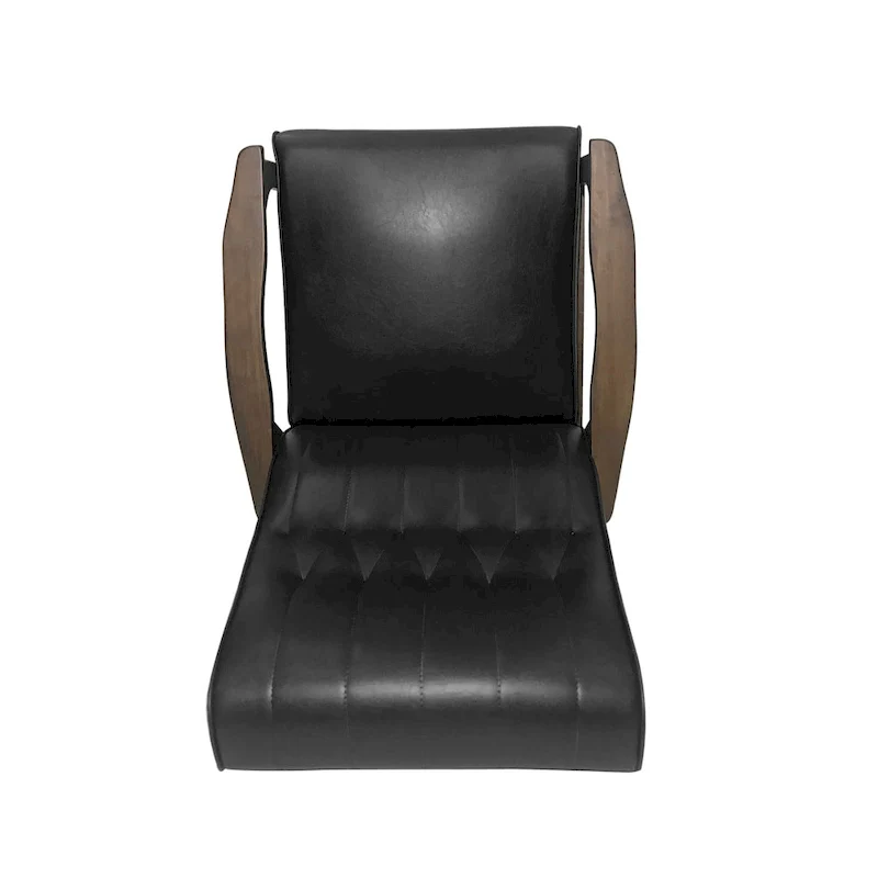 25.75 High Back Faux Leather Accent Chair
