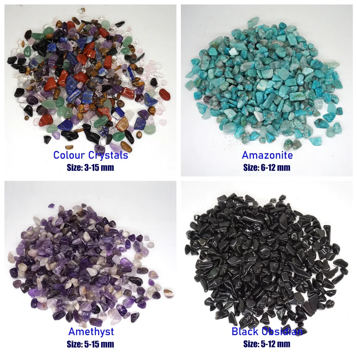 HULIANFU Natural Stones Gravel Crystals Chip Quartz Ore Minerals Reiki Healing Tumbled Agates Specimen Gemstones Home Aquarium Decoration - Deanwangkt