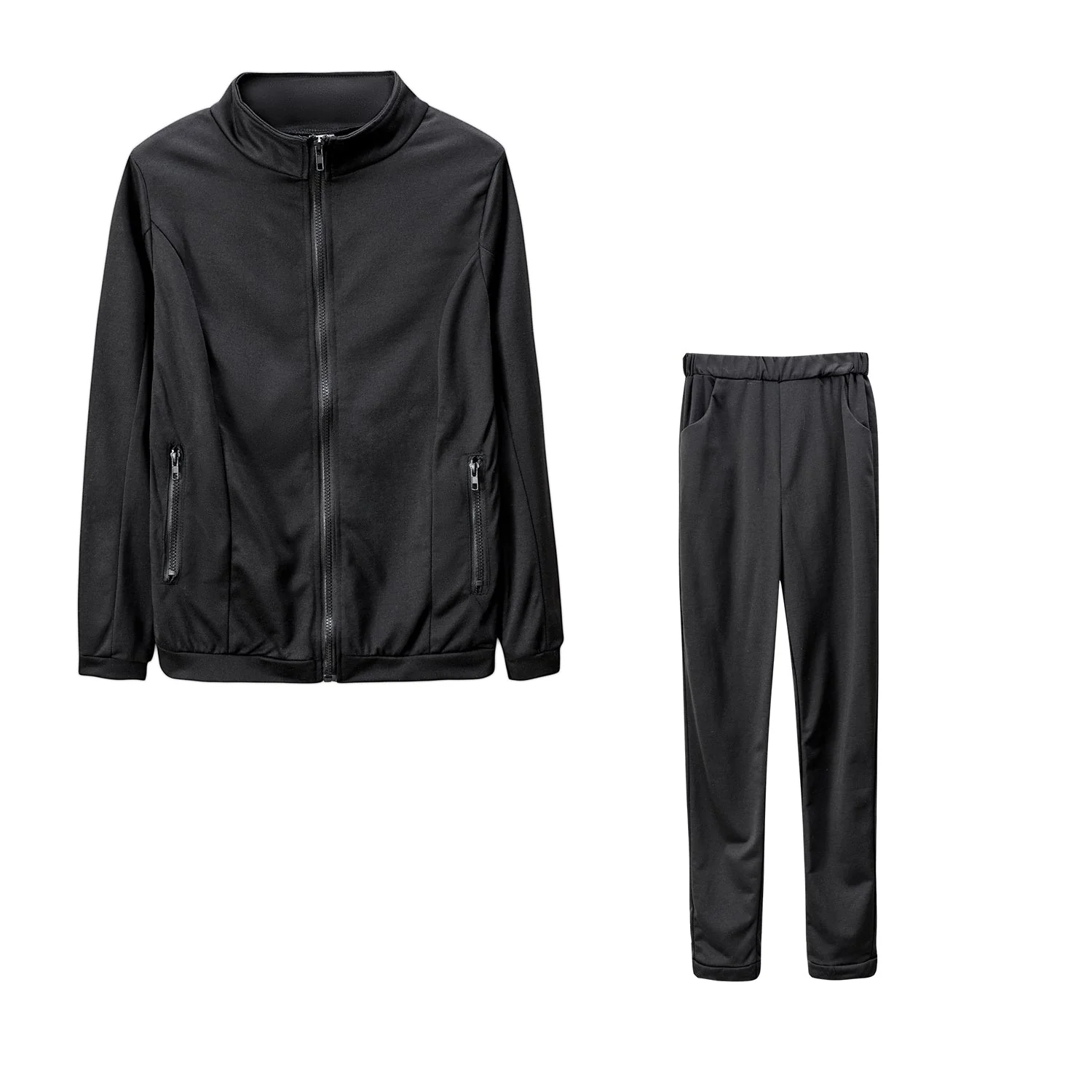 Hulianfu 2 Piece Set Spring Autumn Women Tracksuit Zipper Sweatshirt+Pants Sportwear Casual Women's Sports Suit Hoodies Set Female - Deanwangkt