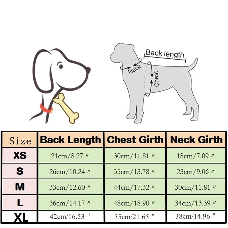 HULIANFU Warm Dog Clothes For Small Dog Windproof Winter Pet Dog Coat Jacket Padded Clothes Puppy Outfit Vest Yorkie Chihuahua Clothes - Deanwangkt