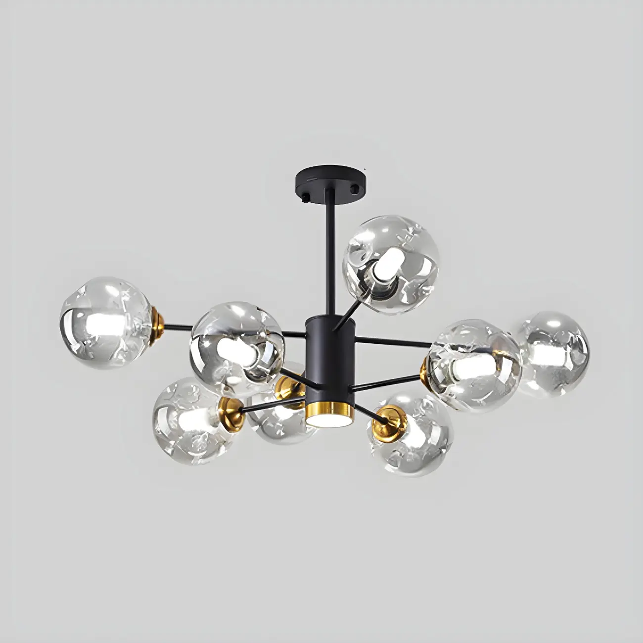Modern LED Glass Crystal Sputnik Chandelier