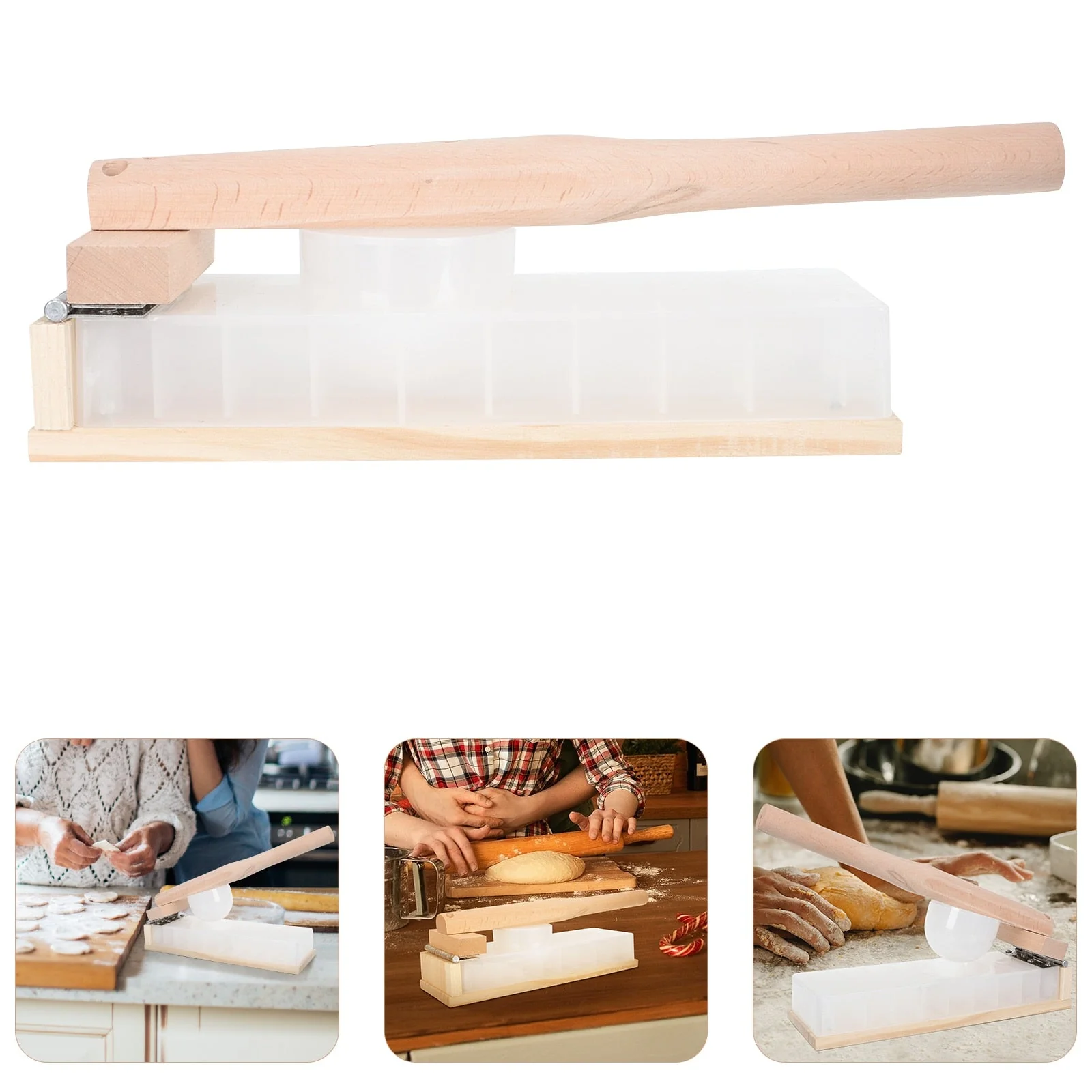 HULIANFU Press Dumpling Maker Tortilla Mold Presser Bun Dough Pelmeni Pierogi Flour Pastry Chinese Manual Mould Empanada Taco Corn Shaper - Deanwangkt