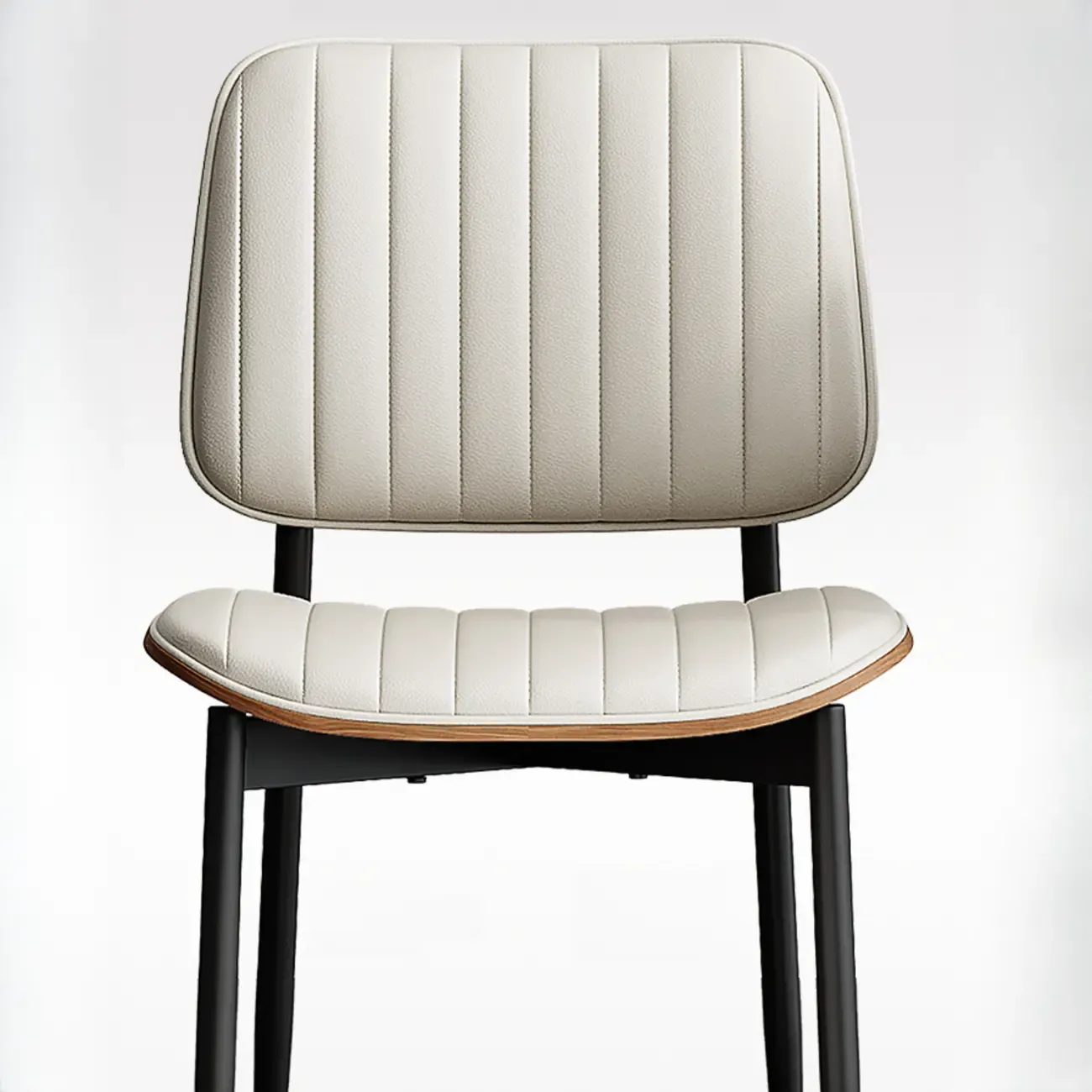 Modern Faux Leather Upholstered Side Chair