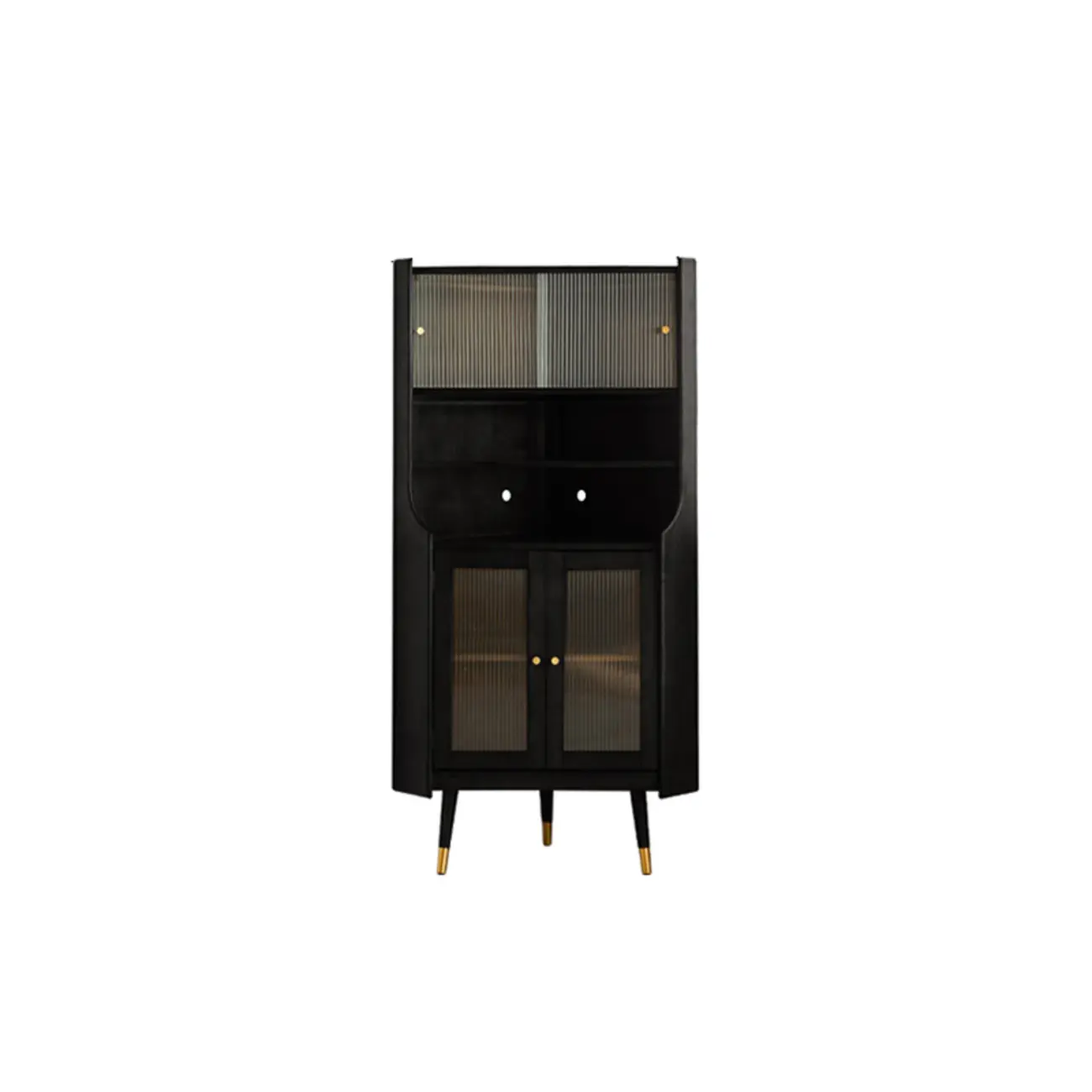 3 Legs Retro Wooden Kitchen Cabinet for Living Room Decor