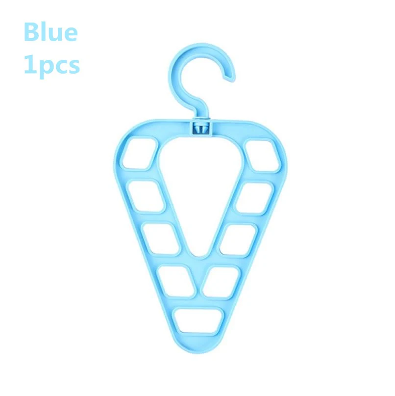 HULIANFU Magic 9-hole Support Circle Clothes Hanger Clothes Drying Rack Multifunction Plastic clothes rack Home Storage Hangers - Deanwangkt