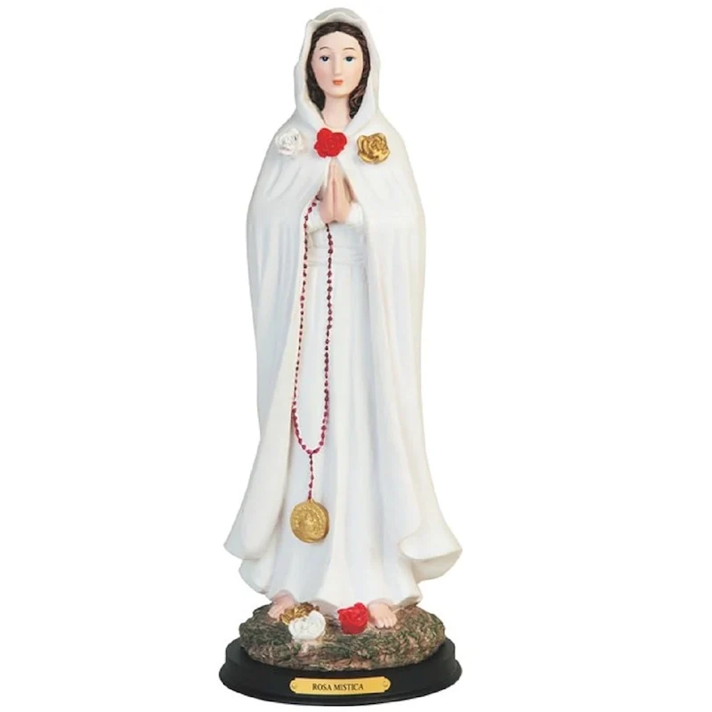 Q-Max 16 H Rosa Mistica Statue Holy Figurine Religious Decoration