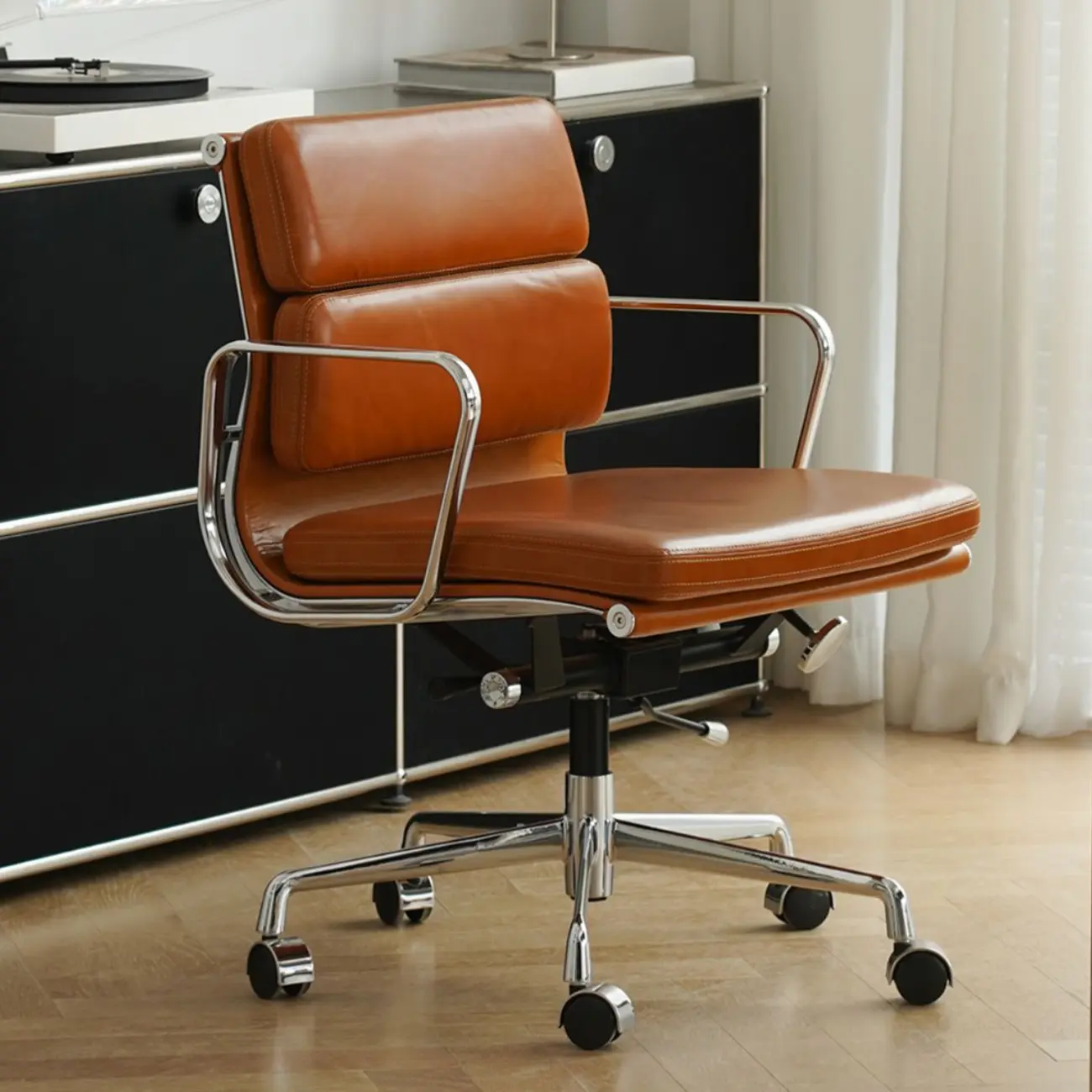 Modern Leather Adjustable Ergonomic Office Chair