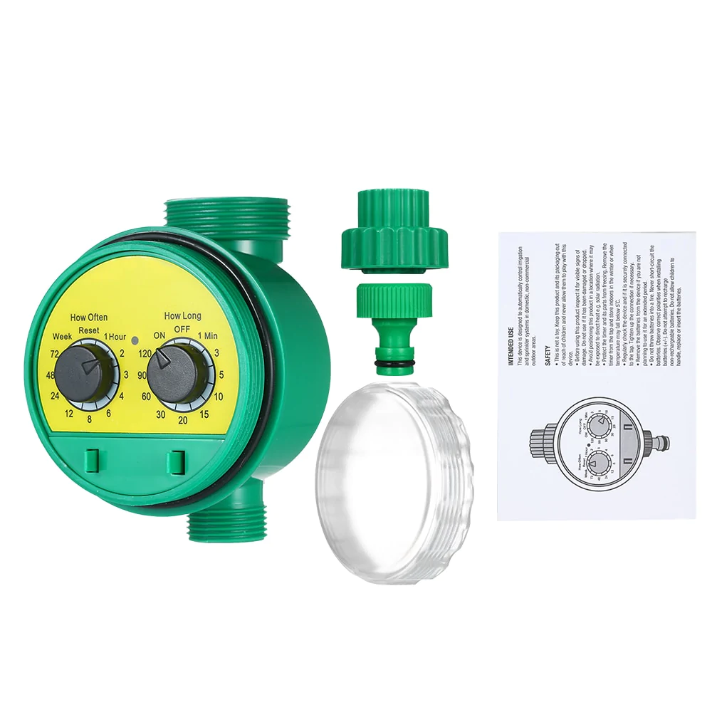 HULIANFU Outdoor Timed Watering Irrigation Controller Automatic Sprinkler Control Programmable Valve Hose Water Timer Faucet for Garden - Deanwangkt